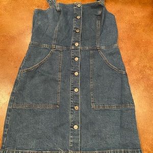 Abercrombie button up denim dress